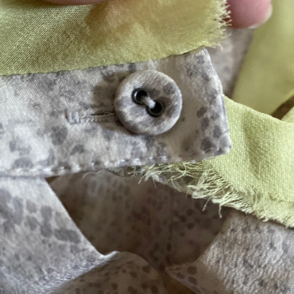 ❌SOLD❌Rebecca Taylor 100% Silk Sleeveless Flowy Dress🤍⭐️🤍 - Picture 12 of 15